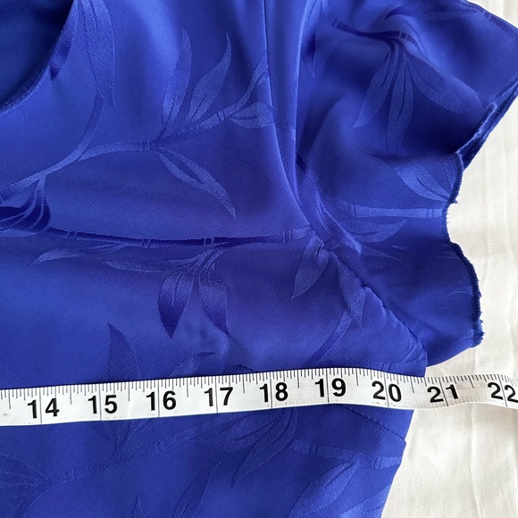 S.L. Fashions Vintage Dress Size 16 Blue - Picture 6 of 10